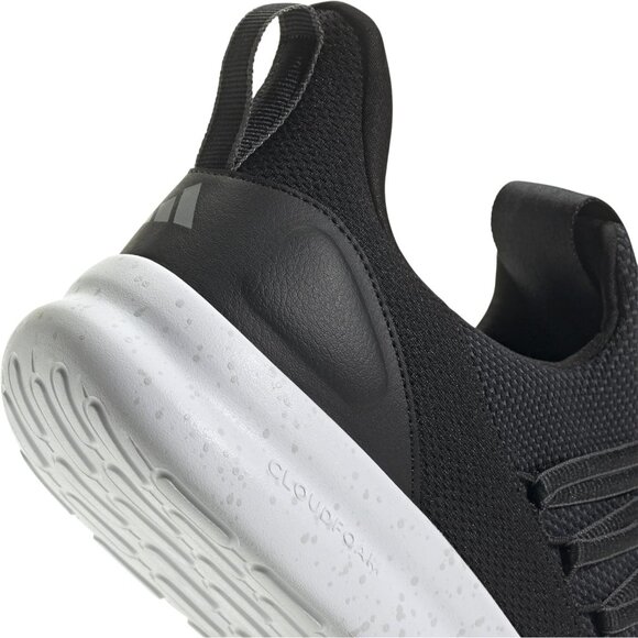 ⚡Adidas Mens Black/Grey/White Imported Rubber Lite Racer Adapt Pull-On Shoes - Picture 7 of 8
